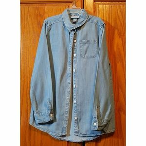 CAT & JACK - CHAMBRAY BUTTON UP